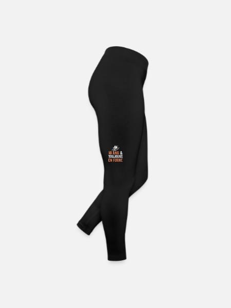 Cadeau anniversaire 10 ans Vélo - Legging en jersey Femme - noir - Droite