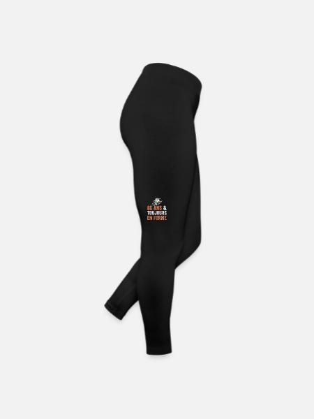 80th Anniversary Gift Bicycle - Women’s Jersey Leggings - black - Right
