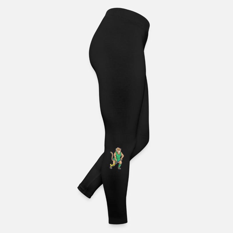 Affe Feldhockey Hockeyschläger Frauen Jersey Leggings