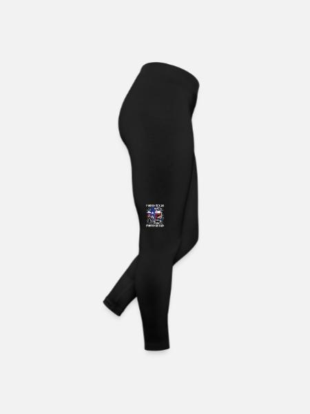 Vatertag Texan Daddy Texas Vaterschaft - Frauen Jersey Leggings - Schwarz - Rechts