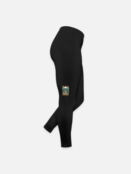 Job as a lifeguard in the swimming pool, - Women’s Jersey Leggings - black - Right