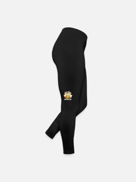 Biele Biele Biele - Enten und Vodka Lemon Party - Frauen Jersey Leggings - Schwarz - Rechts