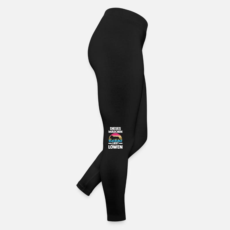 Löwe Löwen Frauen Jersey Leggings
