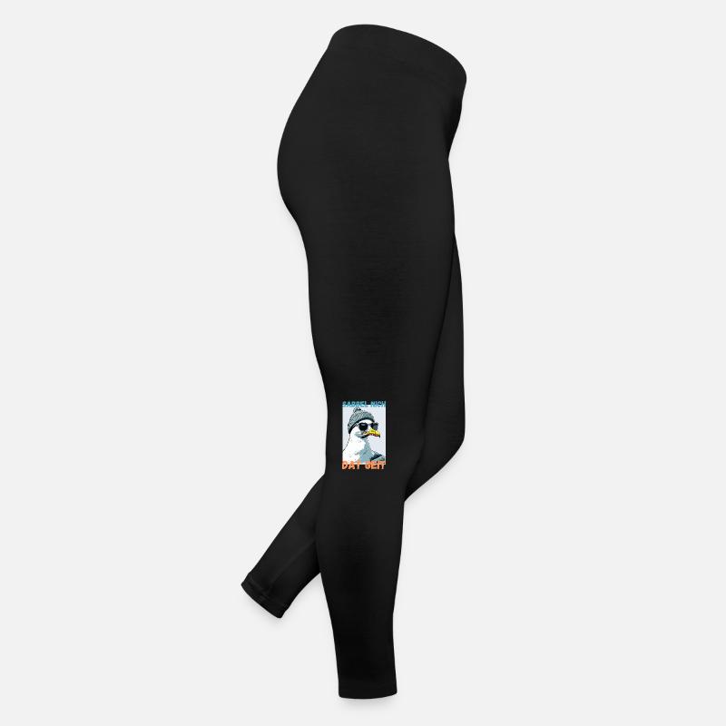 Sabbel nich dat geit Hamburg Dialekt Möwe Lustig Frauen Jersey Leggings