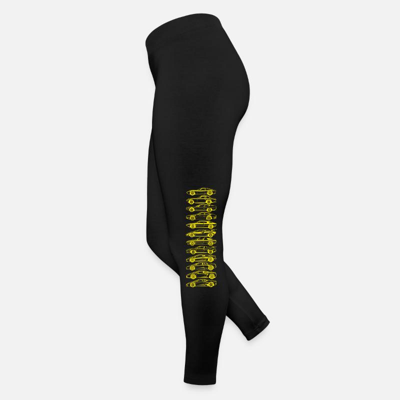 Lambo evolution - Women’s Jersey Leggings - black