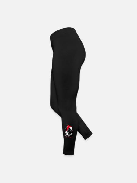 GROSSER MÜNSTERLÄNDER Joyeux Noël Wilsigns - Legging en jersey Femme - noir - Gauche