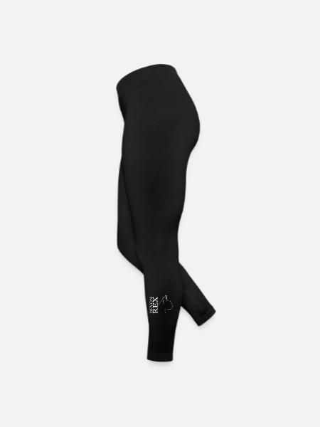 Devon Rex Profil Katzen Katze Wilsigns - Frauen Jersey Leggings - Schwarz - Links