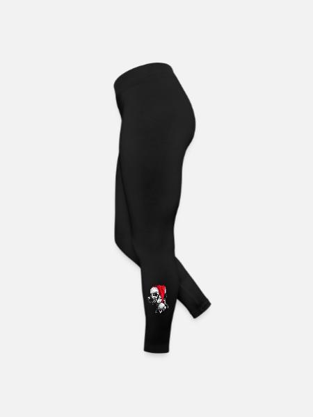 Santa HANOVERIAN SWEAT DOG Dogs Wilsigns - Women’s Jersey Leggings - black - Left