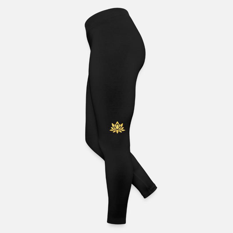 Fleur de lotus Legging en jersey Femme
