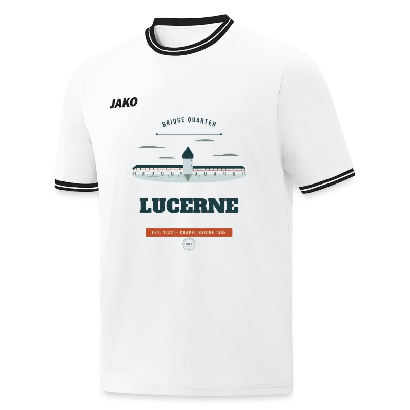 Abzeichen Lucerne auf jako shooting shirt center 2.0