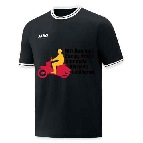 Schwalbe Spruch mit Mann - JAKO Kinder Shooting Shirt Center 2.0