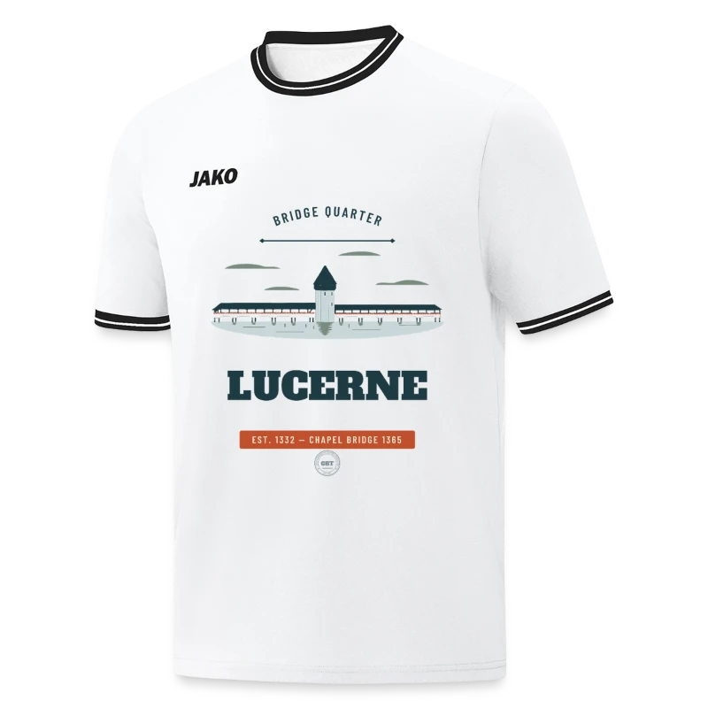 Abzeichen Lucerne auf jako kid's shooting shirt center 2.0