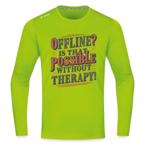 Offline Therapy Spruch - JAKO Long Sleeve Run 2.0