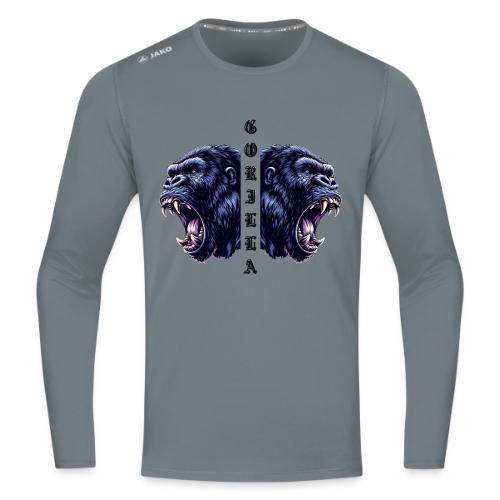 Gorilla - brüllender Gorilla - Gorilla Kopf - JAKO Long Sleeve Run 2.0