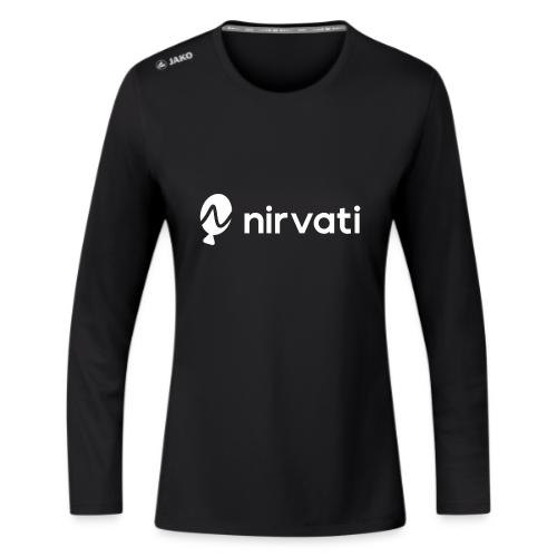 Nirvati Logo (white) - JAKO Women's Long Sleeve Run 2.0 