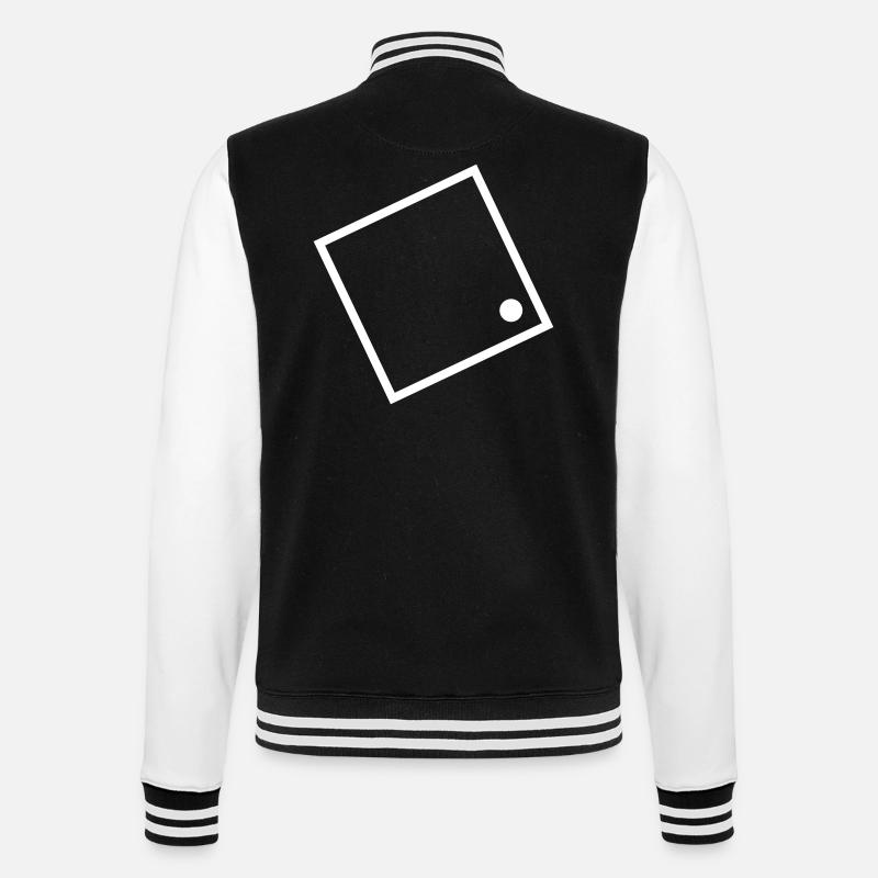 Ü Logo Projet - Veste Teddy - noir/blanc