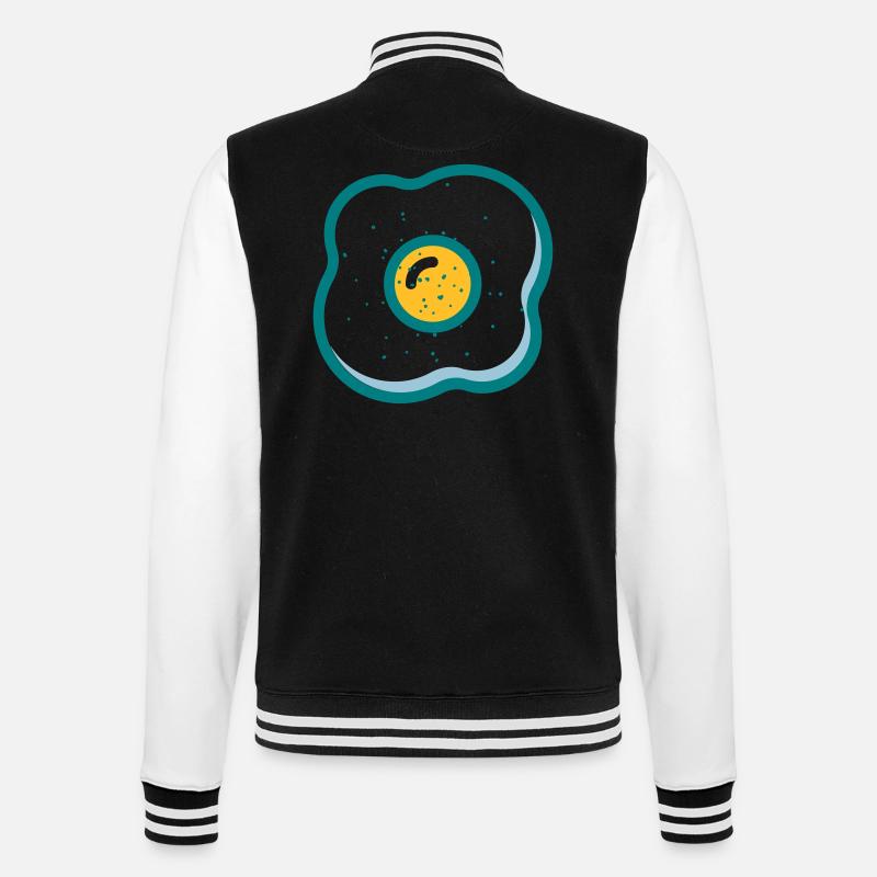 frit - Veste Teddy - noir/blanc