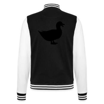 Ente - College-Sweatjacke - Schwarz/Weiß - Hinten - Marisol (170cm)
