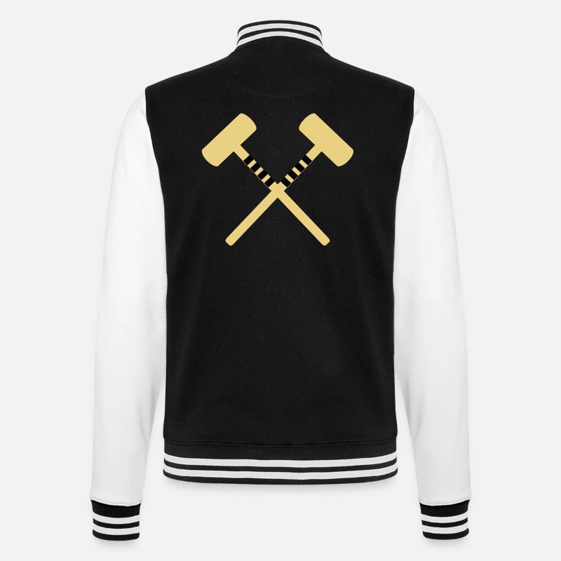 Croquet - College Sweat Jacket - black/white