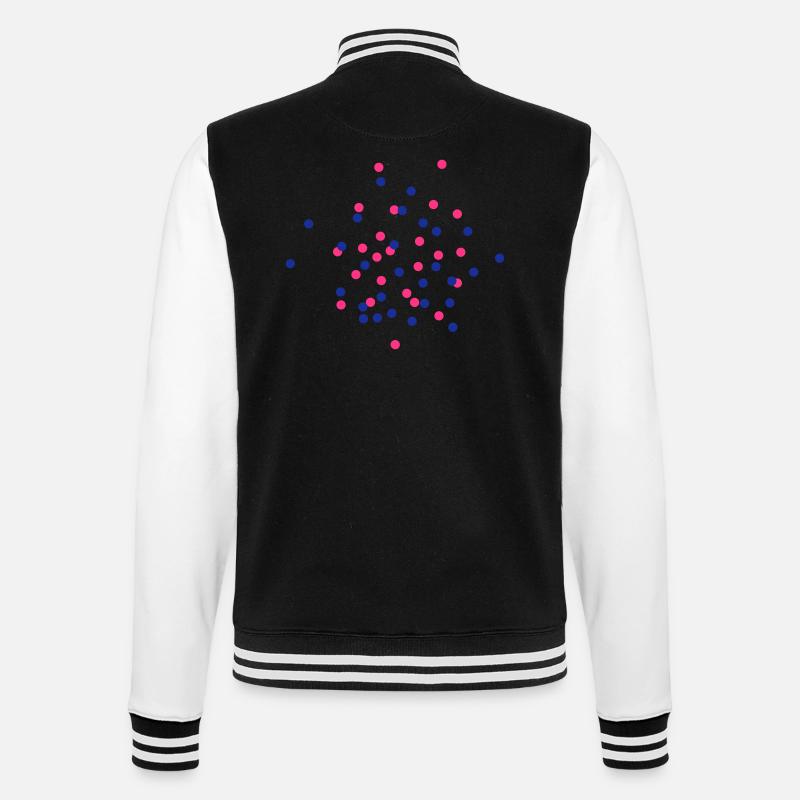 Konfetti - College-Sweatjacke - Schwarz/Weiß