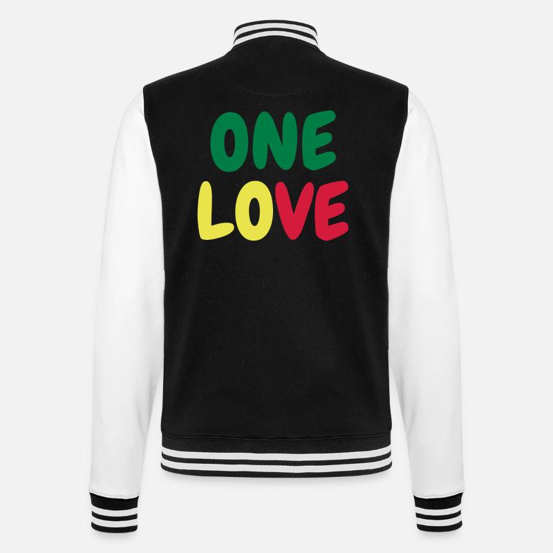 Cannabis / Drogen / Haschisch / Alkohol / Weed - College-Sweatjacke - Schwarz/Weiß