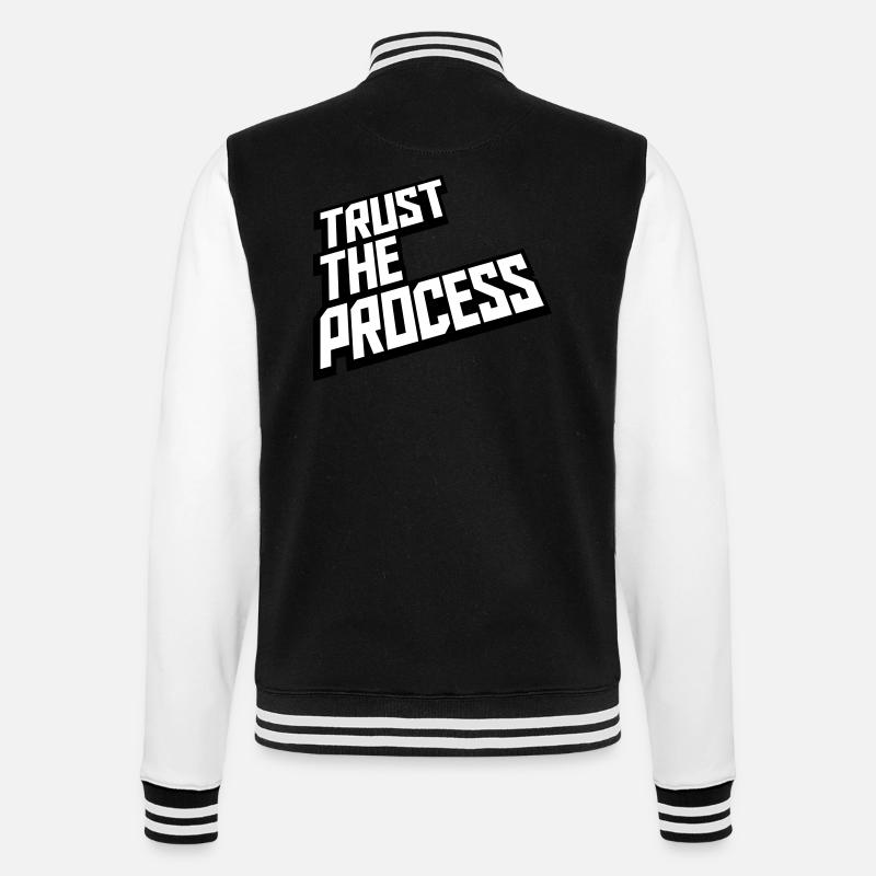 faire confiance au processus Devis - Veste Teddy - noir/blanc