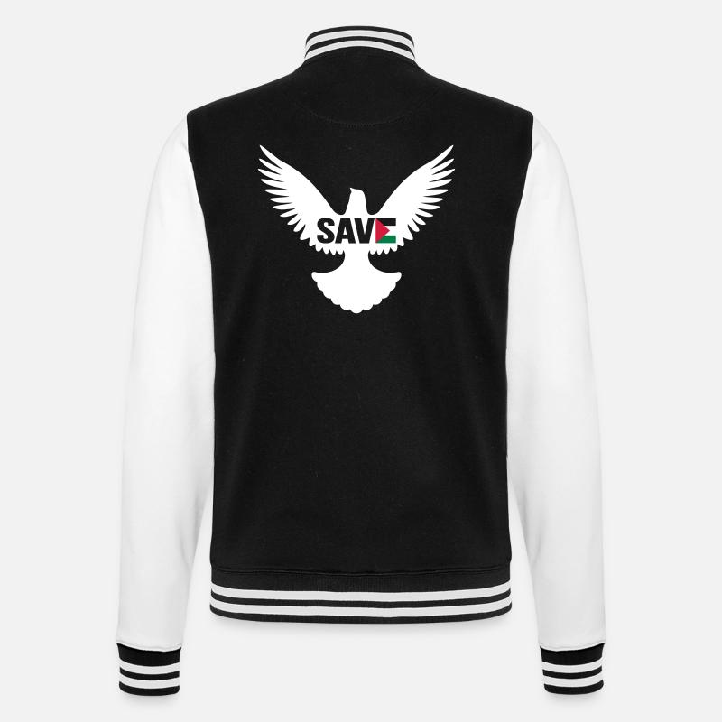 save2 - Veste Teddy - noir/blanc