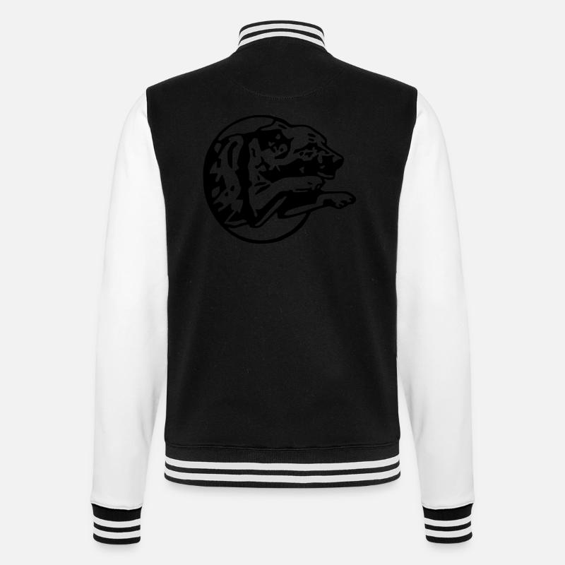 springen ein ba - College-Sweatjacke - Schwarz/Weiß