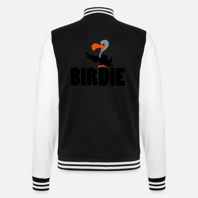 golfer - College Sweat Jacket - black/white