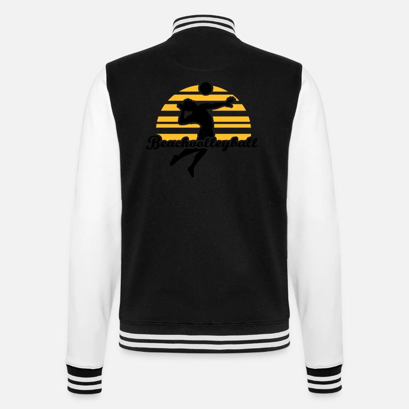 Beachvolleyball - Veste Teddy - noir/blanc