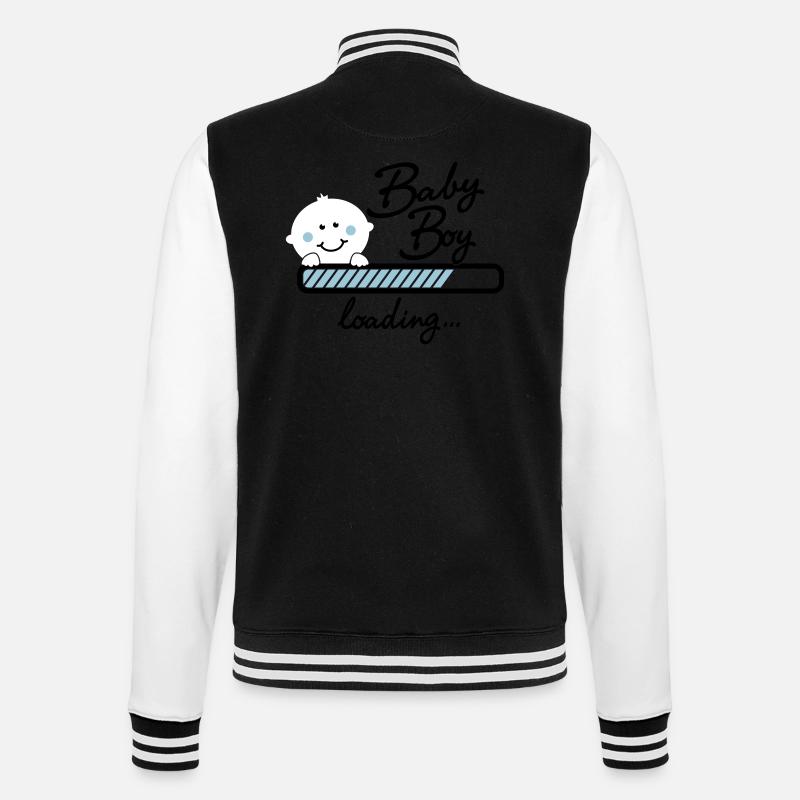 Baby Boy loading... - College-Sweatjacke - Schwarz/Weiß