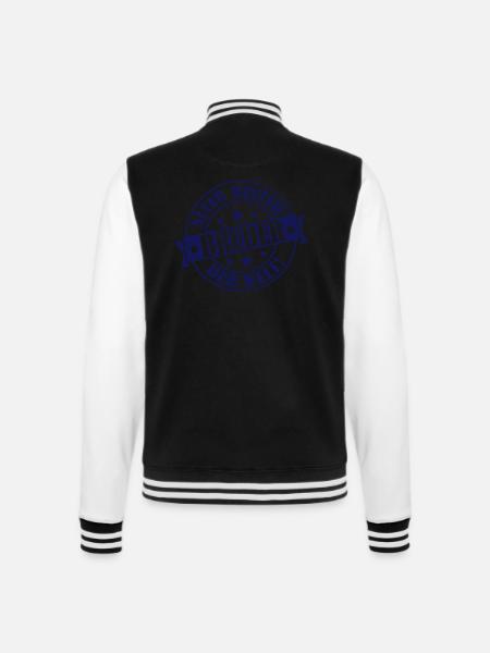 bester_bruder_01 - College-Sweatjacke - Schwarz/Weiß
