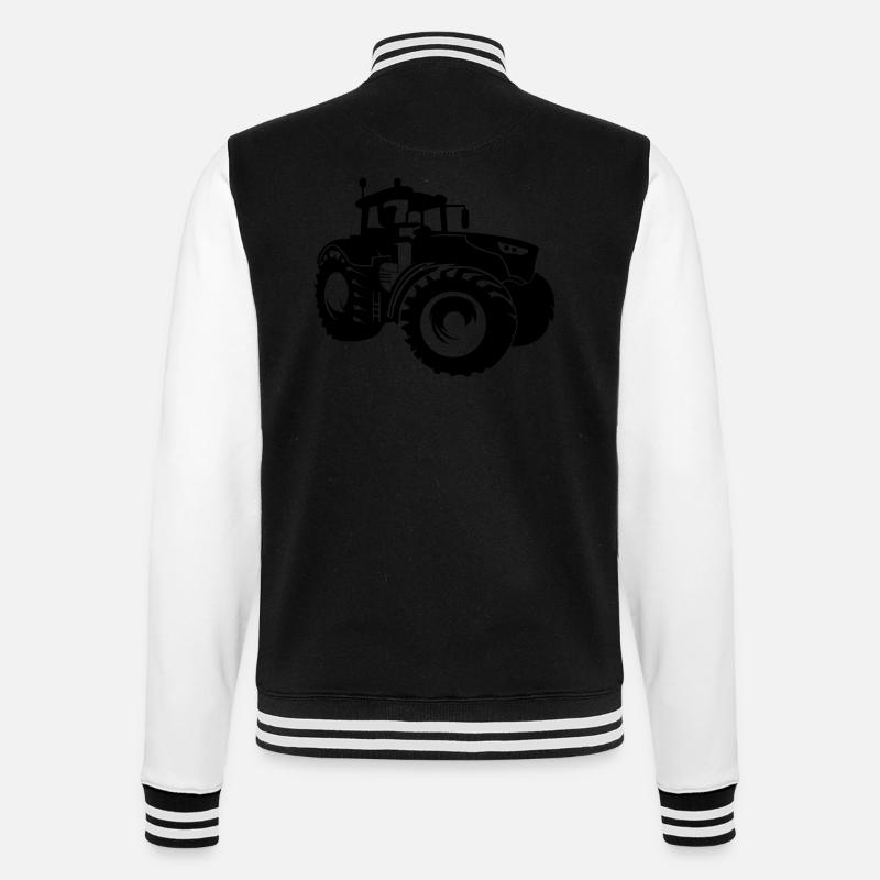 traktor - Veste Teddy - noir/blanc