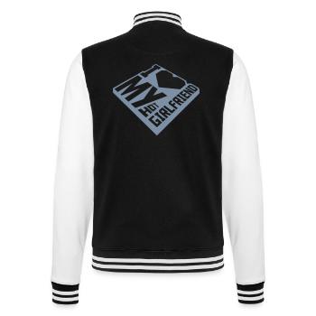 J’aime ma petite amie - Veste Teddy - noir/blanc - Dos - Marisol (170cm)