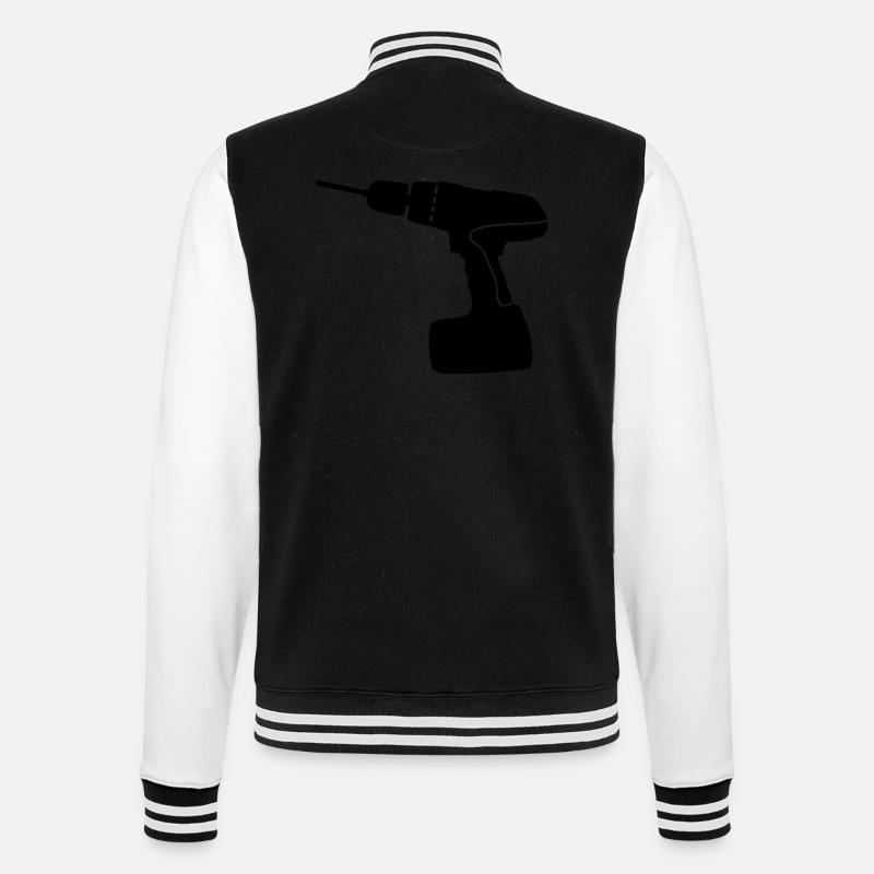 tool, tools - College Sweat Jacket - black/white