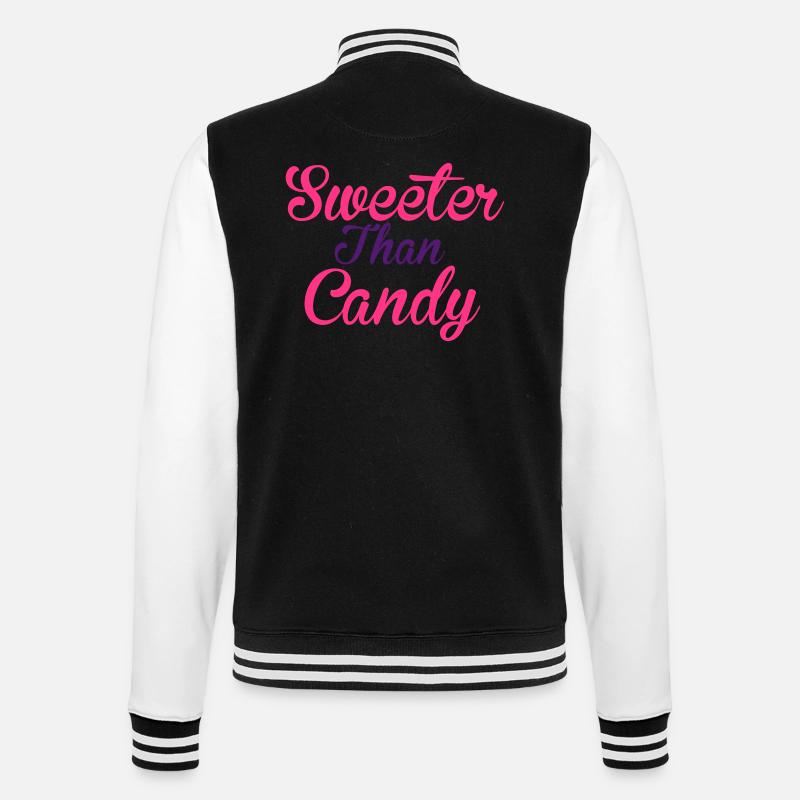 Sweeter Than Candy - Veste Teddy - noir/blanc