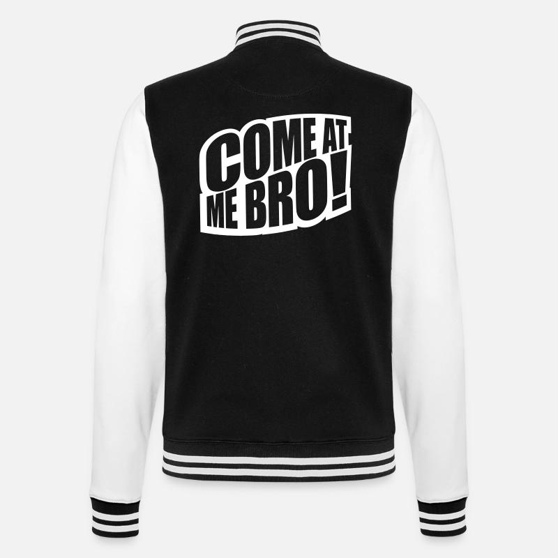 Viens à moi bro - Veste Teddy - noir/blanc
