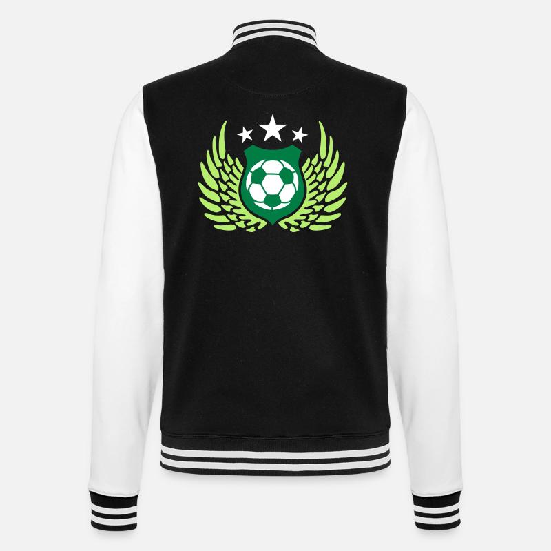 fussball_k_3c - Veste Teddy - noir/blanc