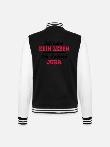Jura - College-Sweatjacke - Schwarz/Weiß