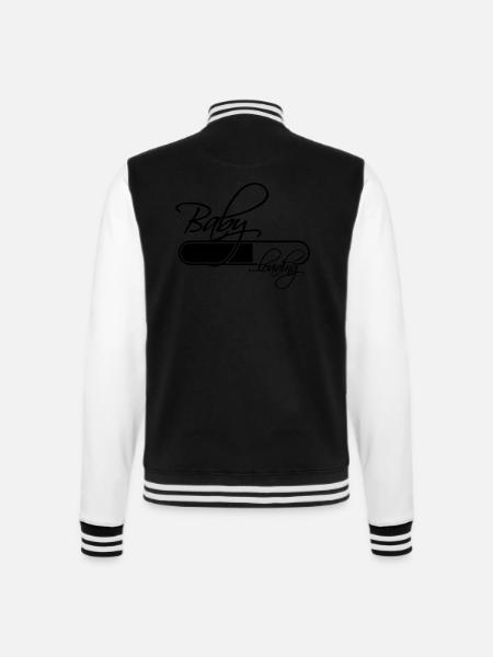 Baby Loading Girl - Felpa in look college - nero/bianco