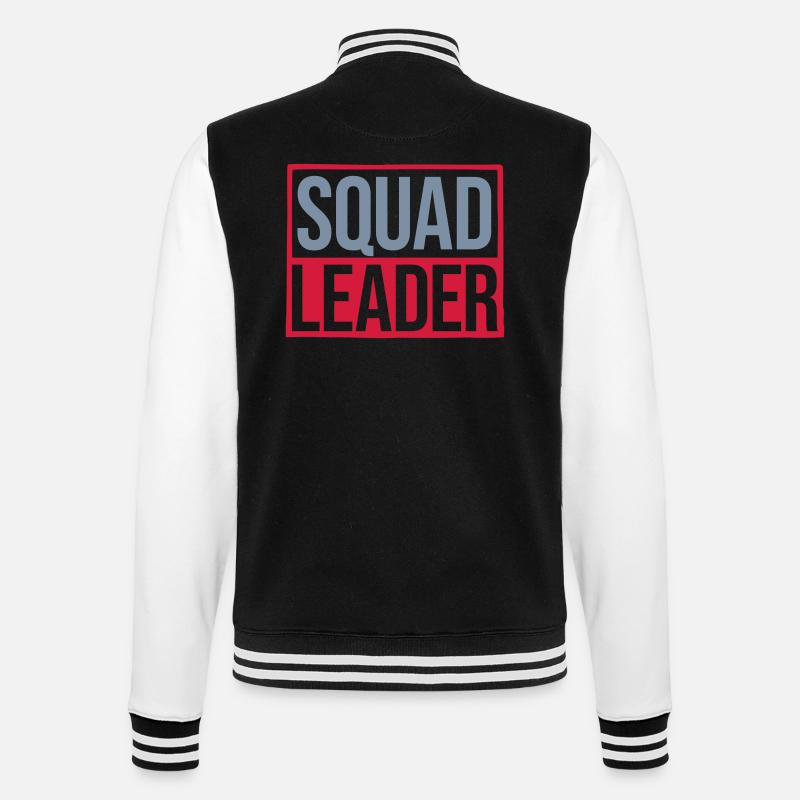 Team Squad Leader Shield - College Sweat Jacket - black/white