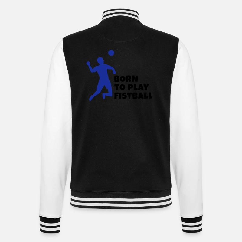 Fistball - Veste Teddy - noir/blanc