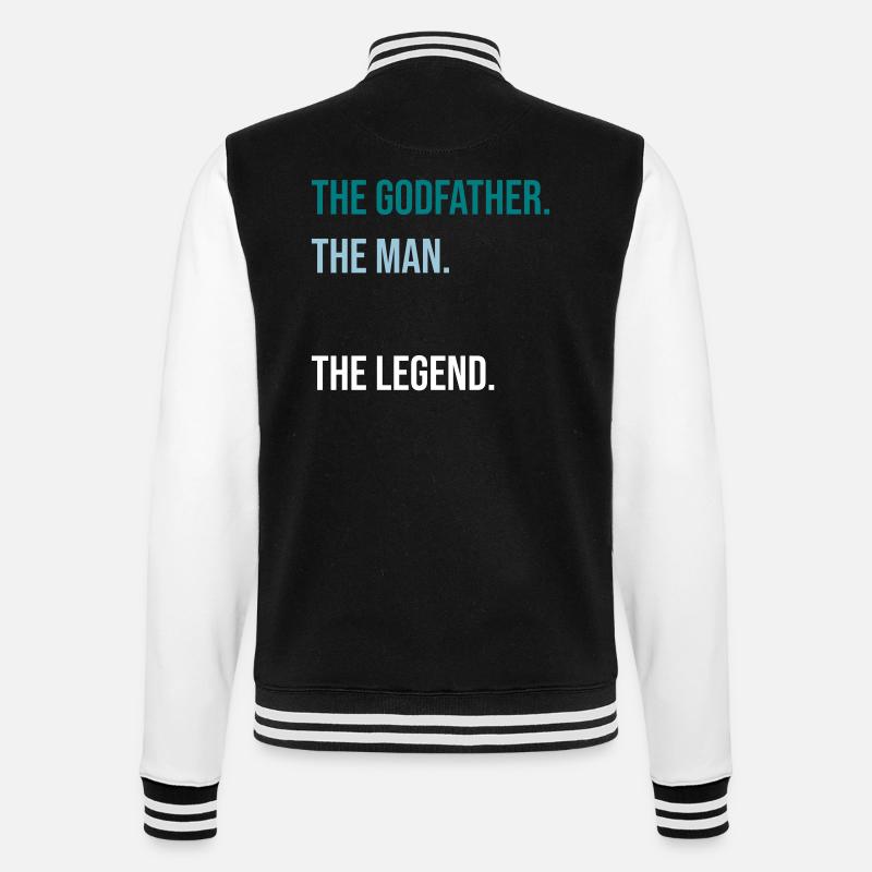 Le parrain - Veste Teddy - noir/blanc