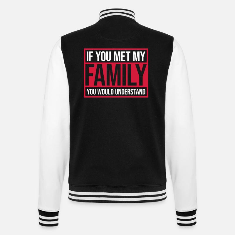 vous comprendriez citation - Veste Teddy - noir/blanc