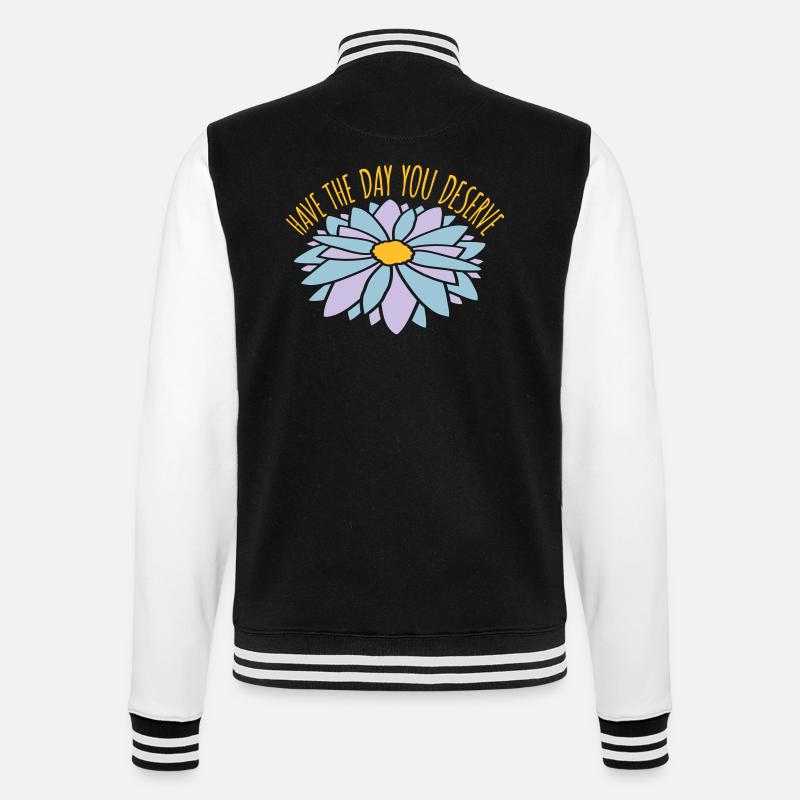 le jour que vous méritez - Veste Teddy - noir/blanc