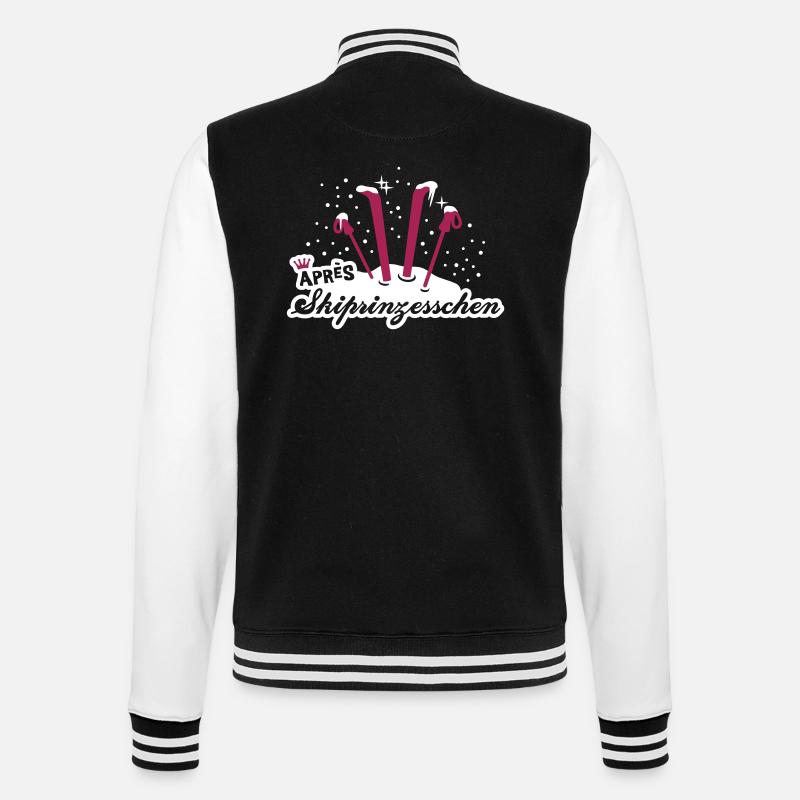 Apres Skiprinzessin - Veste Teddy - noir/blanc