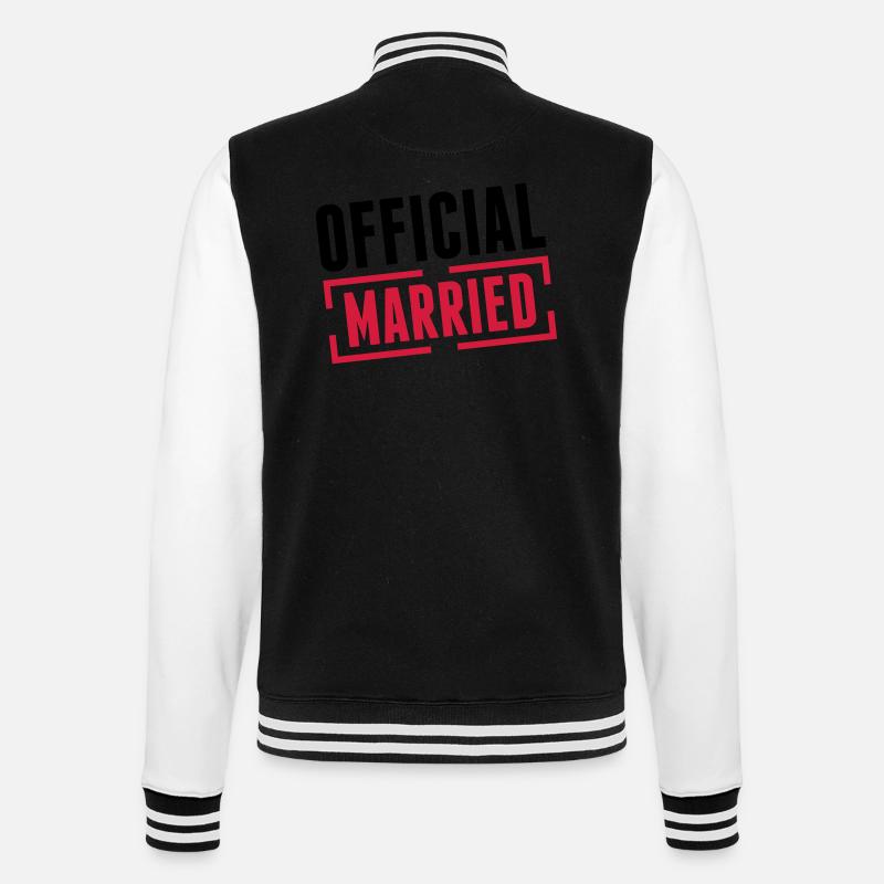 married_official_bx2 - College-Sweatjacke - Schwarz/Weiß