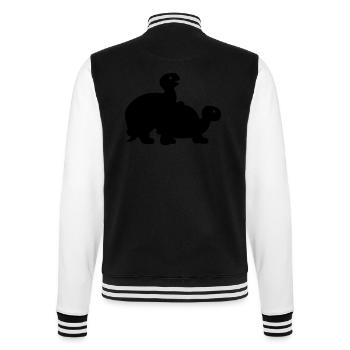 Schildkröte - College-Sweatjacke - Schwarz/Weiß - Hinten - Marisol (170cm)