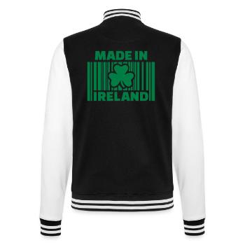 Made in Ireland - Veste Teddy - noir/blanc - Dos - Marisol (170cm)