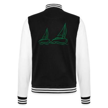 Deux navires Régate par équipe Régate de voile de compétition - Veste Teddy - noir/blanc - Dos - Marisol (170cm)